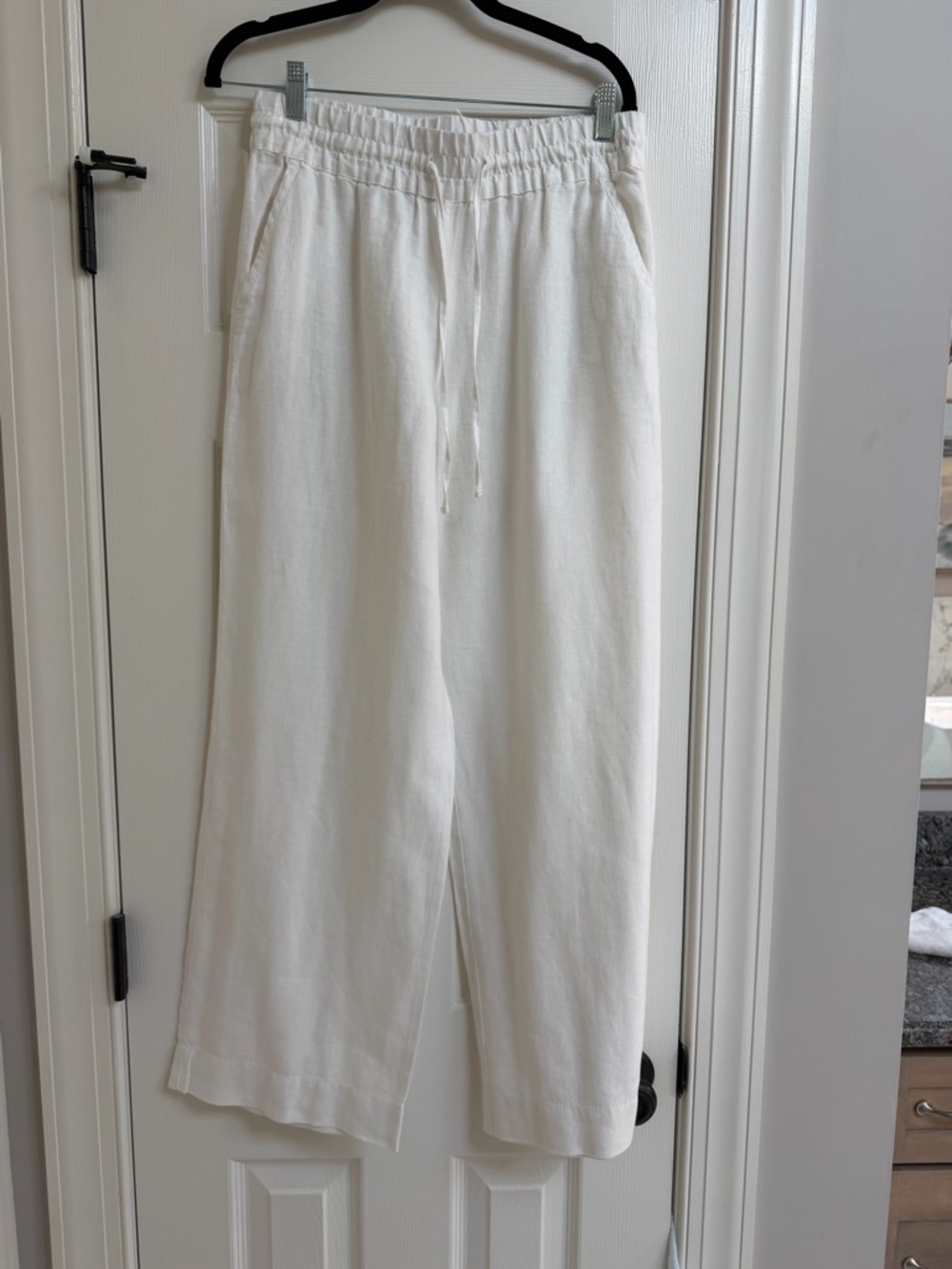 Tommy Bahama White Linen, drawstring pants Casual Pants